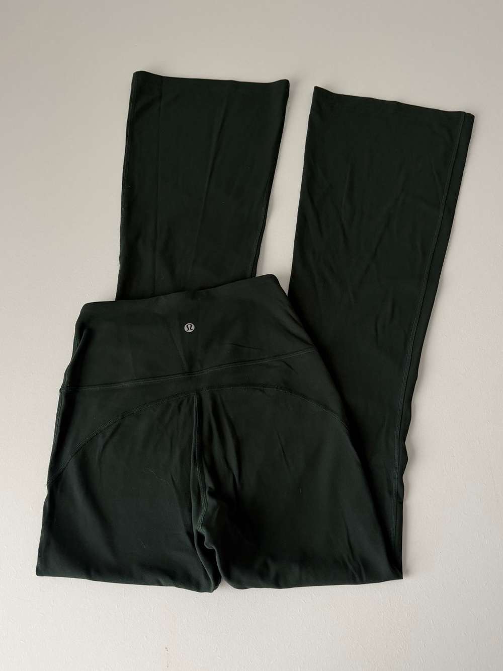 Green Lululemon Groove Flare Leggings
